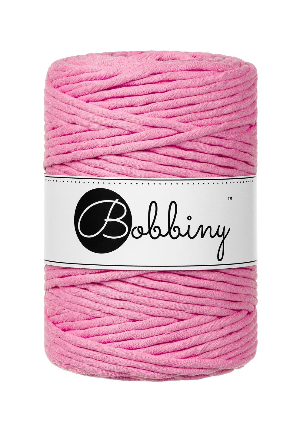 bobbiny-macrame-5mm-bubblegum-pink-img Шнур Bobbiny Macramé 5 мм Bubblegum Pink, 100 м - Зображення 1