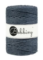 Шнур Bobbiny Macramé 5 мм Charcoal, 100 м