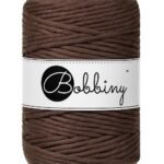 Шнур Bobbiny Macramé 5 мм Chocolate Brown, 100 м