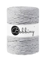Шнур Bobbiny Macramé 5 мм Light Grey, 100 м