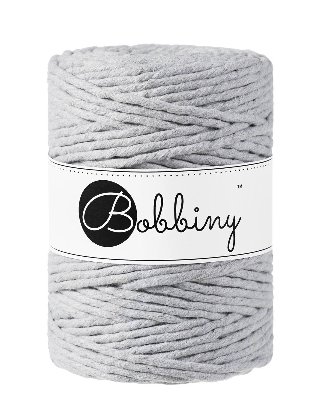 bobbiny-macrame-5mm-light-grey-img Шнур Bobbiny Macramé 5 мм Light Grey, 100 м - Зображення 1