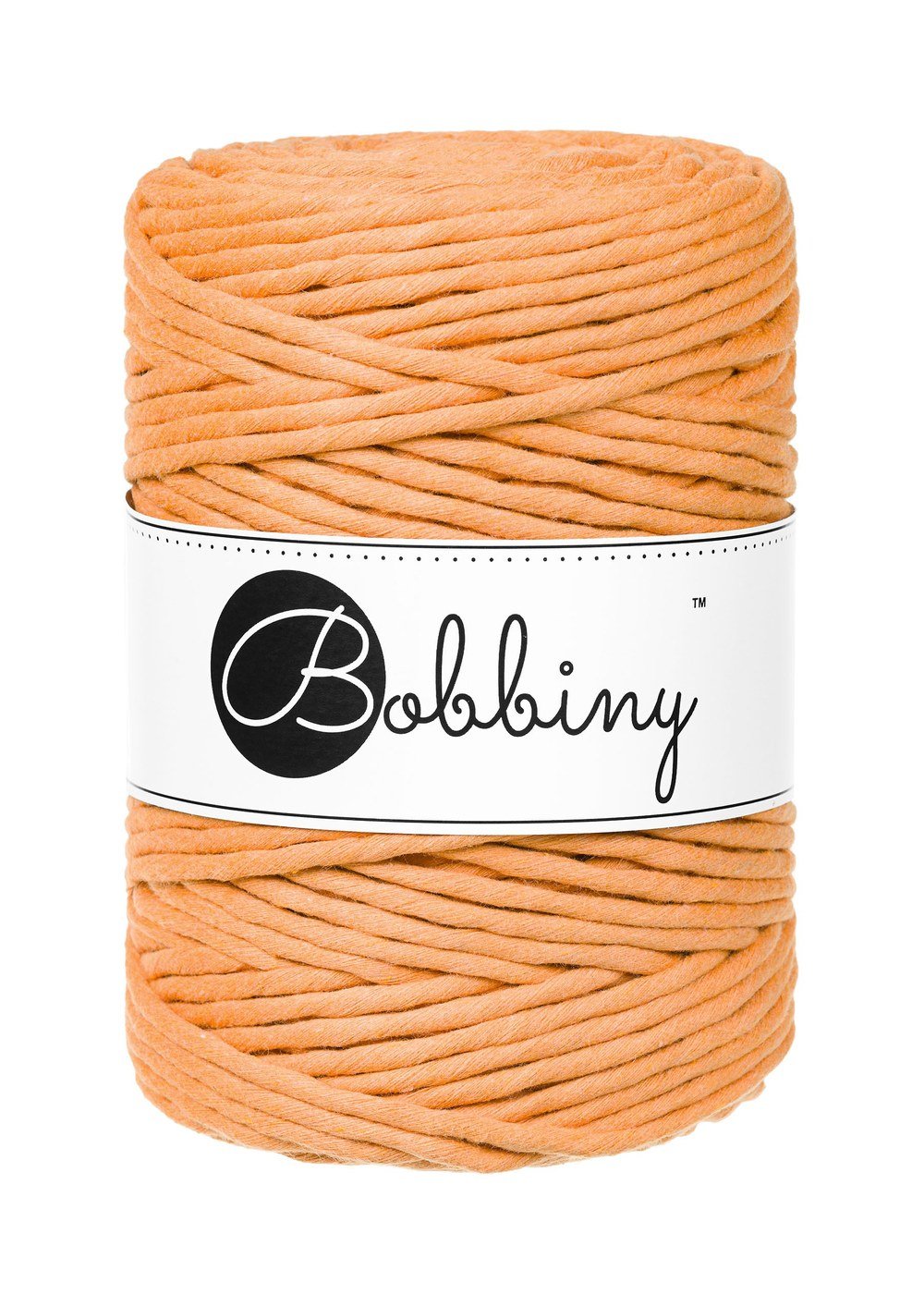 bobbiny-macrame-5mm-orange-img Шнур Bobbiny Macramé 5 мм Orange, 100 м - Зображення 1