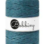 Шнур Bobbiny Macramé 5 мм Peacock blue, 100 м