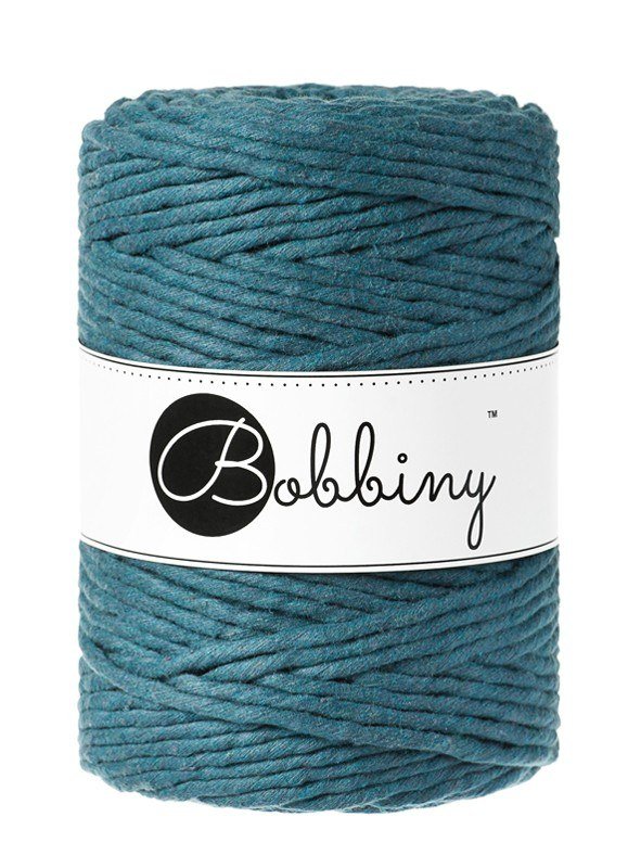 bobbiny-macrame-5mm-peacock-blue-img Шнур Bobbiny Macramé 5 мм Peacock blue, 100 м - Зображення 1