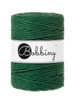 Шнур Bobbiny Macramé 5 мм Pine Green, 100 м