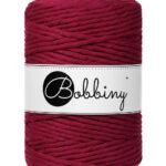 Шнур Bobbiny Macramé 5 мм Red Velvet, 100 м