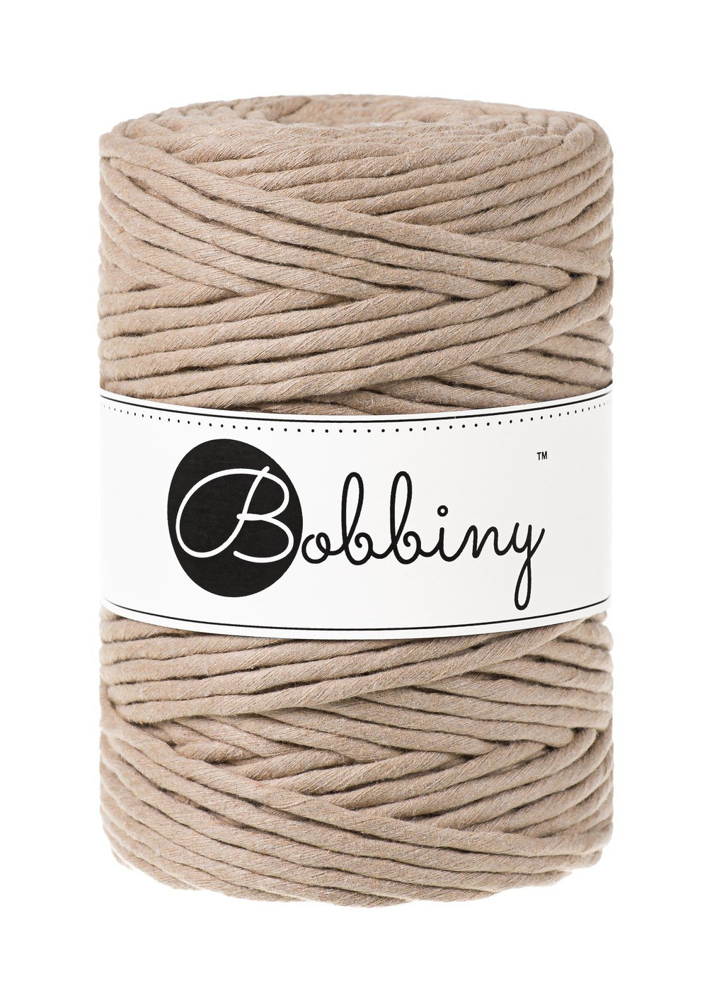 bobbiny-macrame-5mm-sand-img Шнур Bobbiny Macramé 5 мм Sand, 100 м - Зображення 1