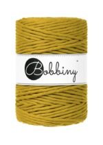 Шнур Bobbiny Macramé 5 мм Spicy Yellow, 100 м