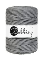 Шнур Bobbiny Macramé 5 мм Stone Grey, 100 м