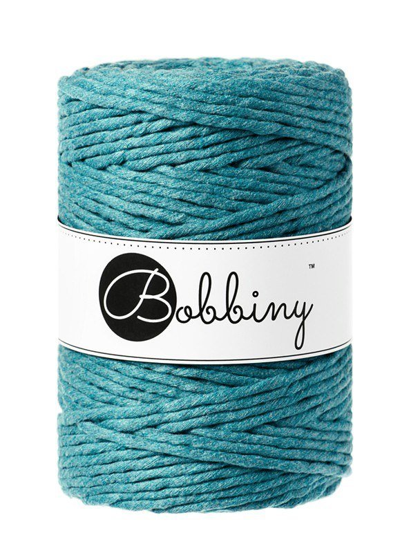 bobbiny-macrame-5mm-teal-img Шнур Bobbiny Macramé 5 мм Teal, 100 м - Зображення 1