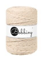 Шнур Bobbiny Macramé 5 мм Warm Beige, 100 м