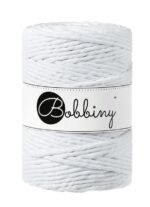 Шнур Bobbiny Macramé 5 мм White, 100 м