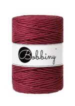 Шнур Bobbiny Macramé 5 мм Wine Red, 100 м