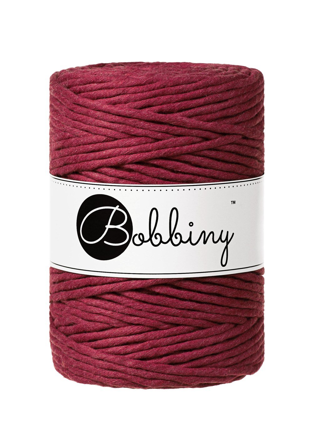 bobbiny-macrame-5mm-wine-red-img Шнур Bobbiny Macramé 5 мм Wine Red, 100 м - Зображення 1