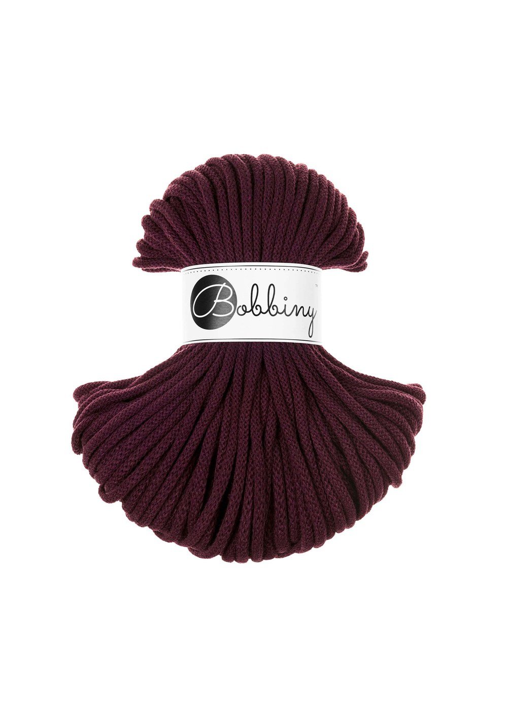 bobbiny-premium-5mm-50m-burgundy-img Шнур Bobbiny Premium 5 мм Burgundy, 50 м - Зображення 1