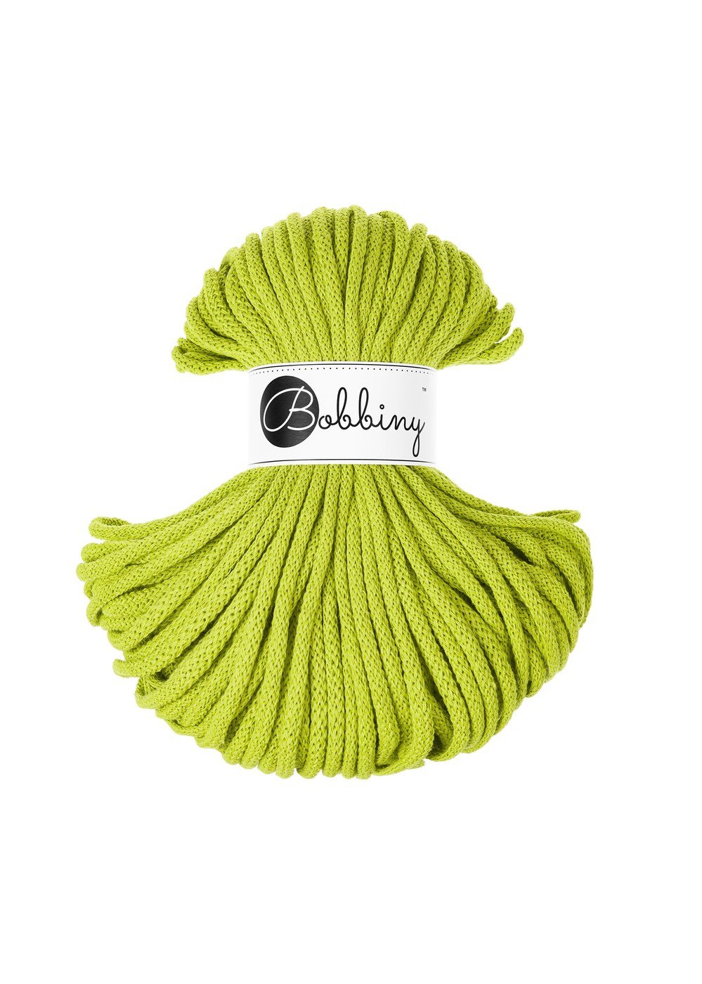 bobbiny-premium-5mm-50m-dopamine-lime-img Шнур Bobbiny Premium 5 мм Dopamine Lime, 50 м - Зображення 1