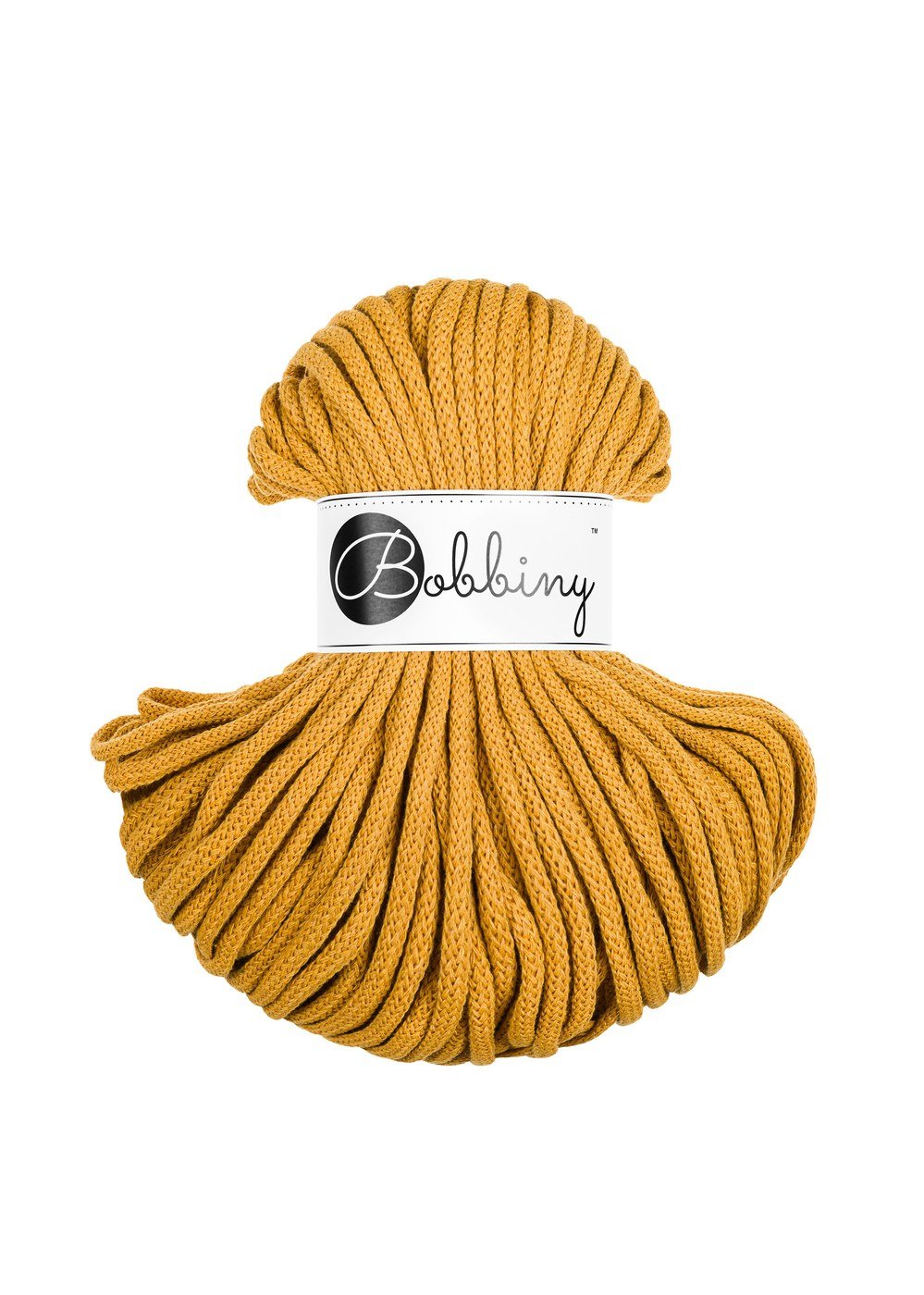 bobbiny-premium-5mm-50m-mustard-img Шнур Bobbiny Premium 5 мм Mustard, 50 м - Зображення 1