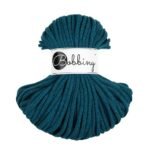 Шнур Bobbiny Premium 5 мм Peacock Blue, 50 м