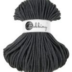 Шнур Bobbiny Premium 5 мм Charcoal, 100 м
