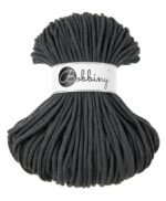 Шнур Bobbiny Premium 5 мм Charcoal, 100 м