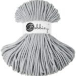 Шнур Bobbiny Premium 5 мм Light Grey, 100 м