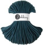 Шнур Bobbiny Premium 5 мм Peacock blue, 100 м