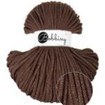 Шнур Bobbiny Premium 5 мм Shiny Chocolate Brown, 100 м