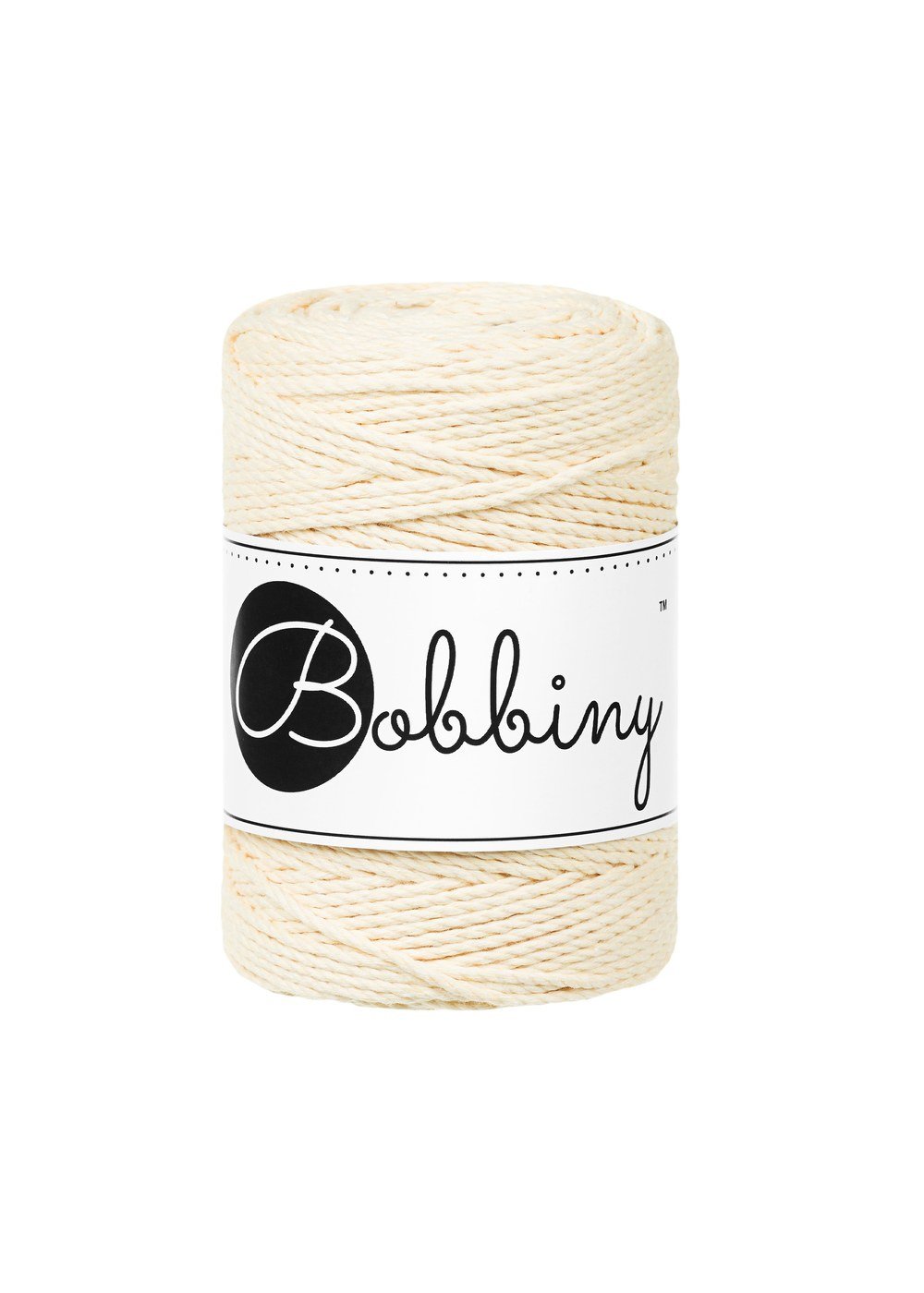 bobbiny-ropes-1-5mm-butter-yellow-img Шнур Bobbiny 3PLY 1,5 мм Butter Yellow, 100 м - Зображення 1