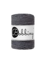Шнур Bobbiny 3PLY 1,5 мм Charcoal, 100 м