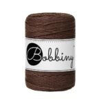 Шнур Bobbiny 3PLY 1.5 мм Chocolate Brown, 100 м