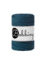 Шнур Bobbiny 3PLY 1,5 мм Peacock Blue, 100 м