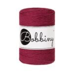 Шнур Bobbiny 3PLY 1,5 мм Wine Red, 100 м