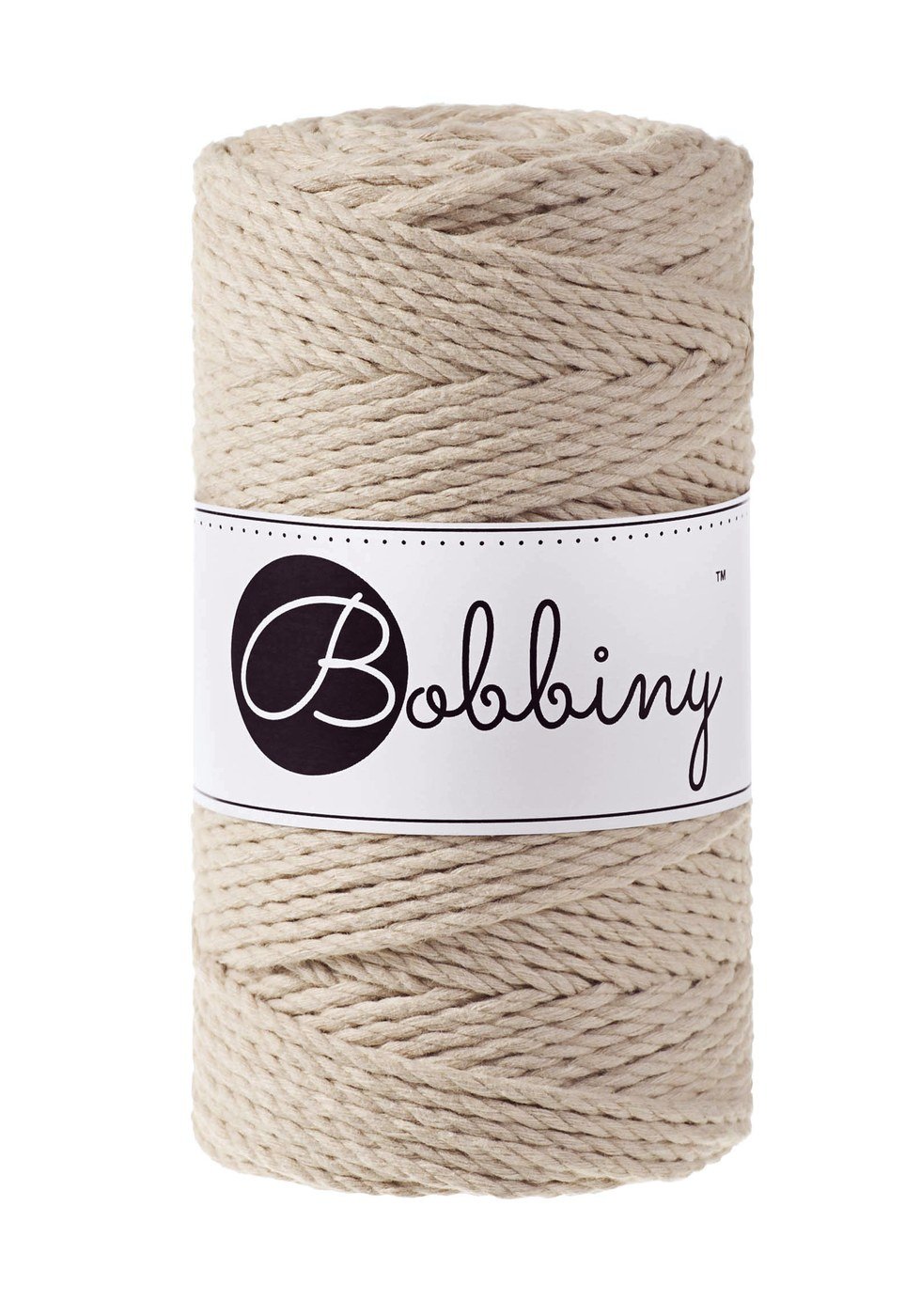 bobbiny-ropes-3mm-beige-img Шнур Bobbiny 3PLY 3 мм Beige, 100 м - Зображення 1
