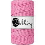 Шнур Bobbiny 3PLY 3 мм Bubblegum Pink, 100 м