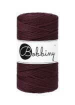 Шнур Bobbiny 3PLY 3 мм Burgundy, 100 м