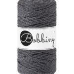 Шнур Bobbiny 3PLY 3 мм Charcoal, 100 м