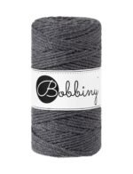 Шнур Bobbiny 3PLY 3 мм Charcoal, 100 м