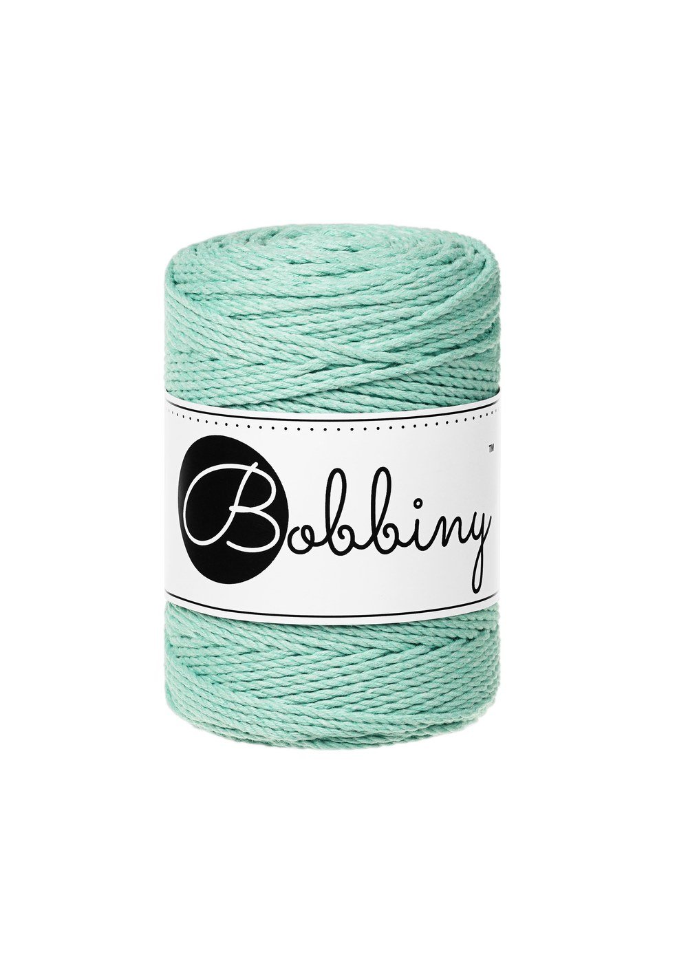 bobbiny-ropes-3mm-jelly-mint-img Шнур Bobbiny 3PLY 3 мм Jelly Mint, 100 м - Зображення 1