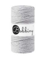 Шнур Bobbiny 3PLY 3 мм Light Grey, 100 м