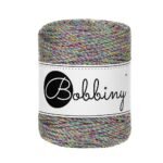 Шнур Bobbiny 3PLY 3 мм Metallic Aurora, 50 м