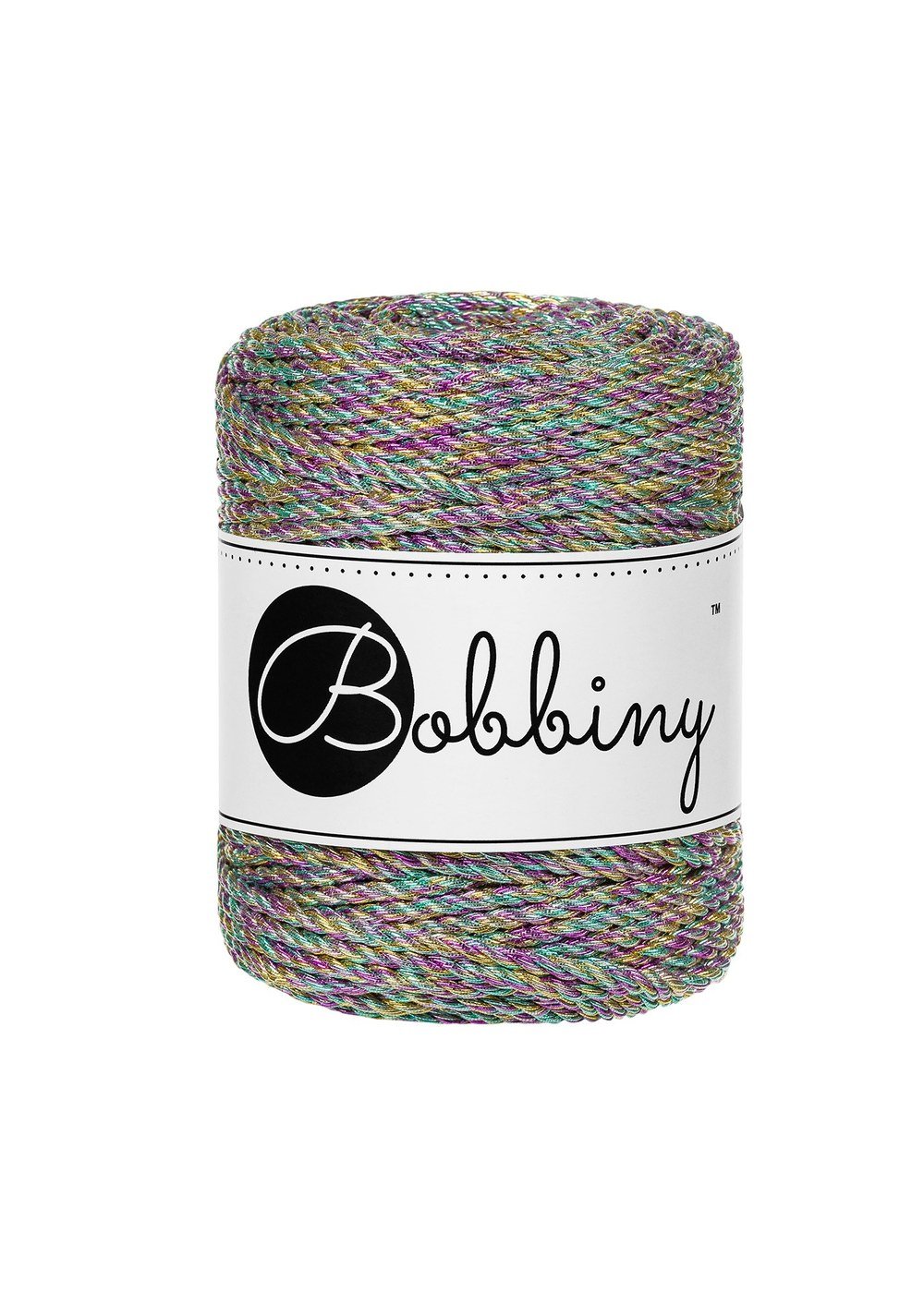 bobbiny-ropes-3mm-metallic-aurora-img Шнур Bobbiny 3PLY 3 мм Metallic Aurora, 50 м - Зображення 1