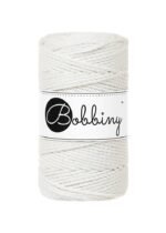 Шнур Bobbiny 3PLY 3 мм Off White, 100 м