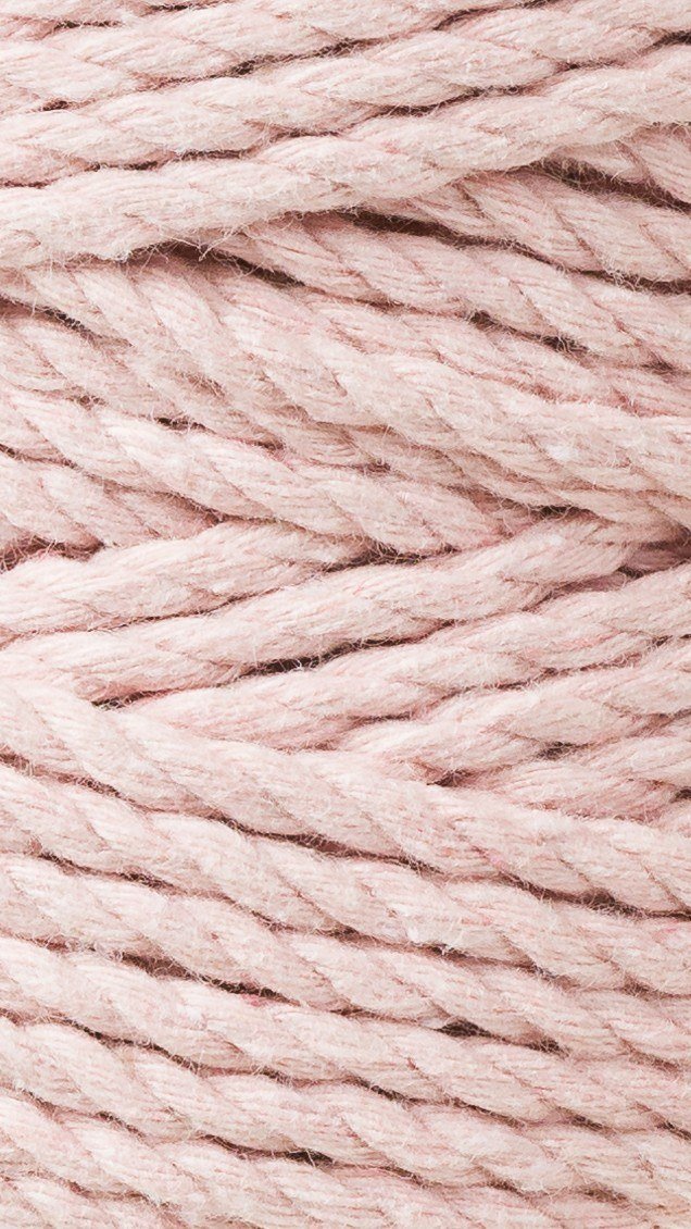 Шнур Bobbiny 3PLY 3 мм Pastel Pink, 100 м - Зображення 2
