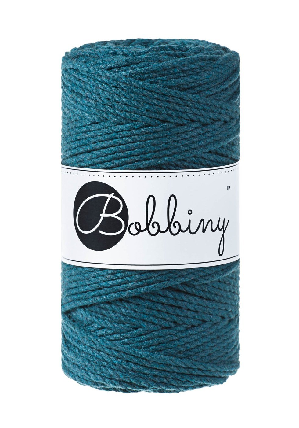 bobbiny-ropes-3mm-peacock-blue-img Шнур Bobbiny 3PLY 3 мм Peacock Blue, 100 м - Зображення 1