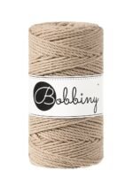 Шнур Bobbiny 3PLY 3 мм Sand, 100 м