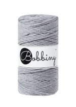Шнур Bobbiny 3PLY 3 мм Silver, 100 м