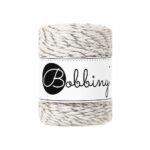 Шнур Bobbiny 3PLY 3 мм Silver Twist, 50 м