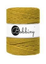 Шнур Bobbiny 3PLY 3 мм Spicy Yellow, 100 м