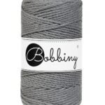 Шнур Bobbiny 3PLY 3 мм Stone Grey, 100 м