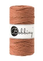 Шнур Bobbiny 3PLY 3 мм Terracotta, 100 м